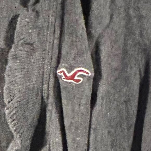 Hollister Open Front Cardigan Sweater Womens Size Medium Ruffle Edge - Picture 5 of 6